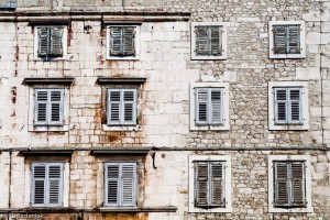 Windows in Diocletian's Palace